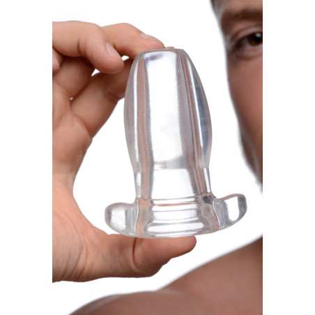Plug Tunnel Anal GAPE GLORY 8 x 4,7 cm Transparent