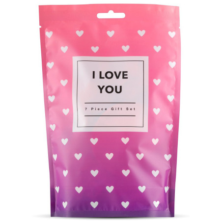 Coffret de sextoys I LOVE YOU - 7 pièces