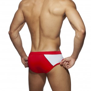 Slip de bain RACING SIDE Rouge