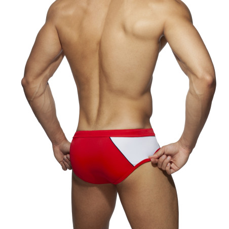 Slip de bain RACING SIDE Rouge