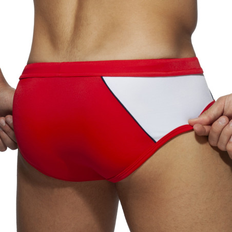 Slip de bain RACING SIDE Rouge