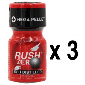 RUSH ZERO Red Distilled 10ml x3