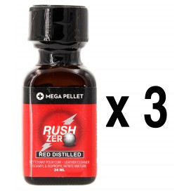 RUSH ZERO Red Distilled 24ml x3