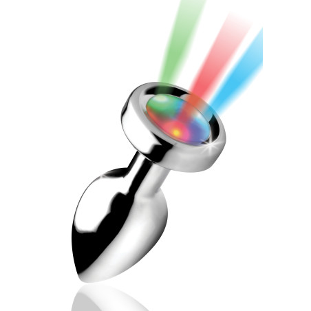 Plug bijou anal LIGHT UP 6.5 x 2.7 cm