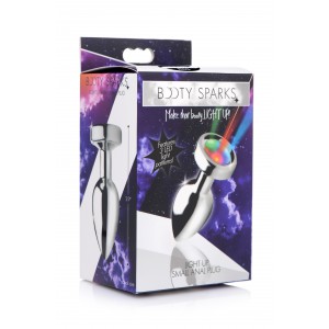 Plug bijou anal LIGHT UP 6.5 x 2.7 cm