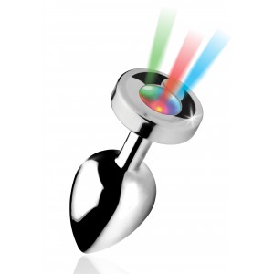 Plug bijou anal LIGHT UP 9.5 x 4 cm