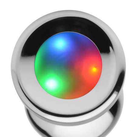 Plug bijou anal LIGHT UP 8  x 3.4 cm
