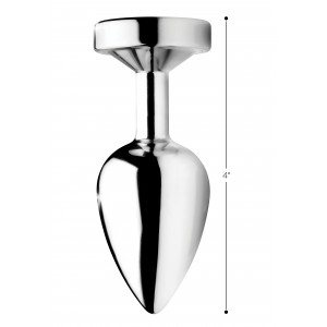 Plug bijou anal LIGHT UP 9.5 x 4 cm