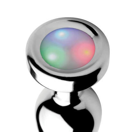 Plug bijou anal LIGHT UP 6.5 x 2.7 cm