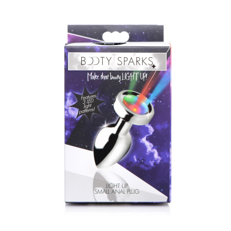 Plug bijou anal LIGHT UP 6.5 x 2.7 cm