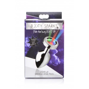 Plug bijou anal LIGHT UP 8  x 3.4 cm