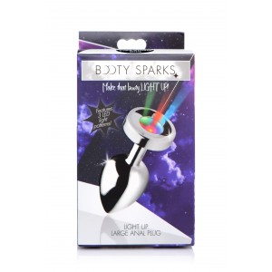 Plug bijou anal LIGHT UP 9.5 x 4 cm
