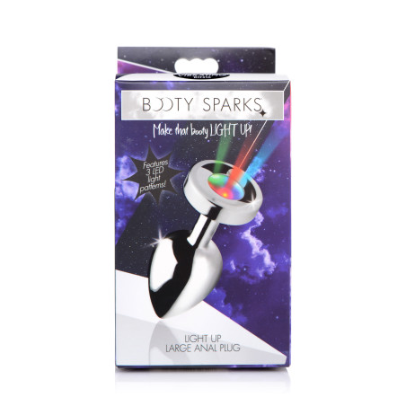 Plug bijou anal LIGHT UP 9.5 x 4 cm