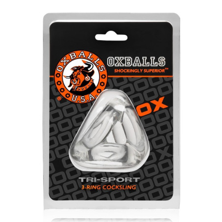 TRI-SPORT Cocksling Clear Transparent de OXBALLS