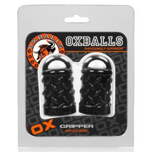 Suce-Tétons NIP-PULL Gripper de Oxballs Noir