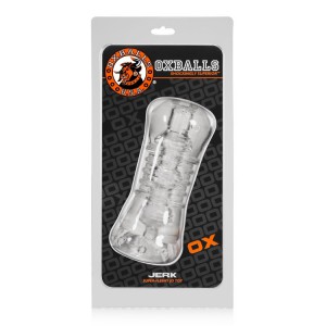 Masturbateur JERK Oxballs Clear Transparent 15cm