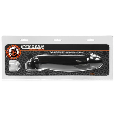 Gaine de pénis MUSCLE COCKSHEATH de oxballs version Noir