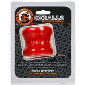 Ballstretcher Squeeze Oxballs Rouge de 30mm de diamètre