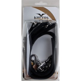 Menottes de chevilles en silicone DELUXE Noir 2
