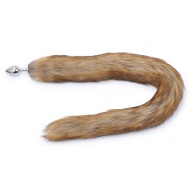 Plug avec queue longue LONGTAIL 7 x 3.4 cm | Queue 76cm | Beige