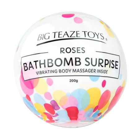 Bombe moussante de bain avec Vibro Senteur Rose