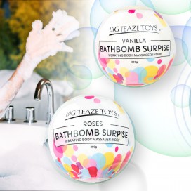 Bombe moussante de bain avec Vibro Senteur Rose 2