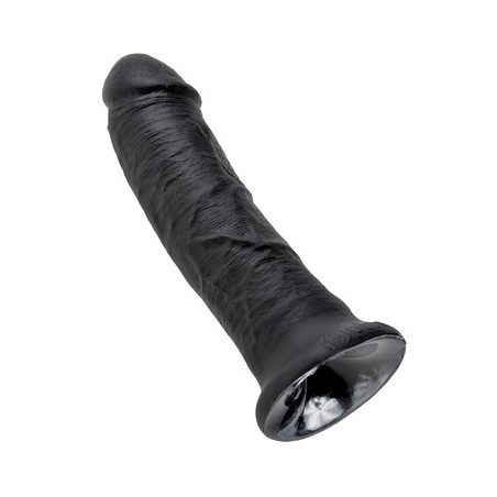 Gode King Cock 20cm noir avec forme simple pour insertion facile