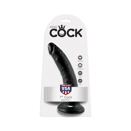 King Cock gode de 18cm et couleur noire pour superbes sensations anales