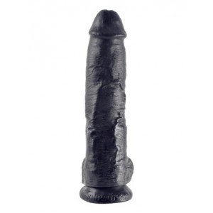 Gode XXL de King Cock avec taille 20cm couleur noire