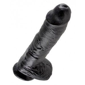 Gode XXL de King Cock avec taille 20cm couleur noire