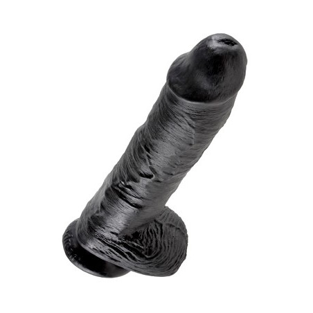 Gode XXL de King Cock avec taille 20cm couleur noire