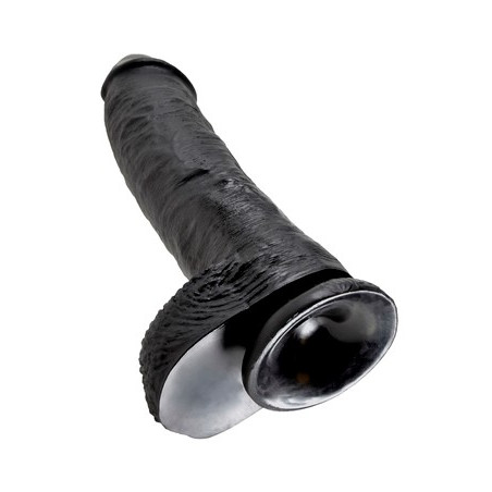 Gode XXL de King Cock avec taille 20cm couleur noire