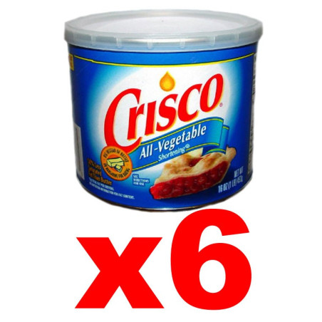 Crisco 453 gr - Lot de 6
