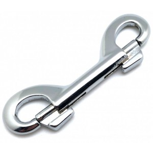 Double Mousqueton Métal 9cm