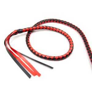 Long Fouet WHIP DUO 190cm Noir-Rouge