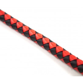 Long Fouet WHIP DUO 190cm Noir-Rouge 2