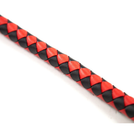 Long Fouet WHIP DUO 190cm Noir-Rouge