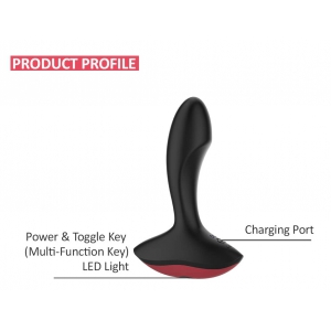 Stimulateur de prostate Vibrant SOLSTICE 10 x 3.2 cm