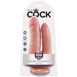Double gode King Cock Penetrator pour simuler double pénétration 2