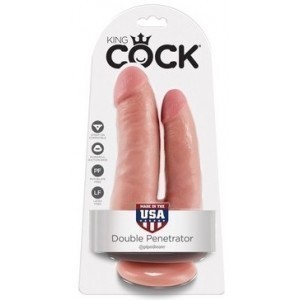 Double gode King Cock Penetrator pour simuler double pénétration