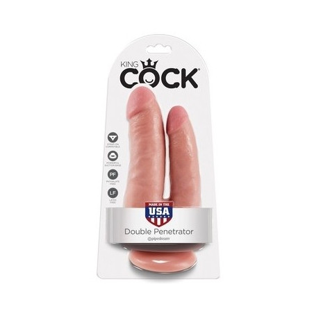 Double gode King Cock Penetrator pour simuler double pénétration