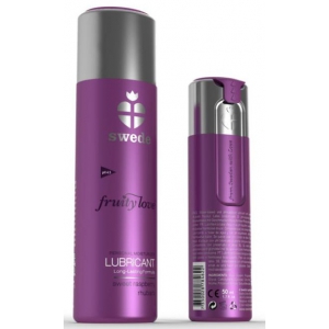 Lubrifiant Aromatisé FRUITY LOVE Framboise Rhubarbe 100 ml