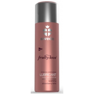 Lubrifiant Aromatisé FRUITY LOVE Vin de fraise pétillant 50 ml