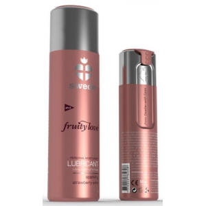 Lubrifiant Aromatisé FRUITY LOVE Vin de fraise pétillant 100 ml