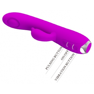 Vibromasseur à succion REGINA Pretty Love 12 x 3.5cm Violet