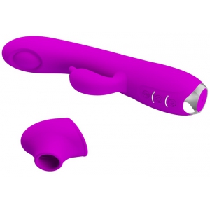 Vibromasseur à succion REGINA Pretty Love 12 x 3.5cm Violet