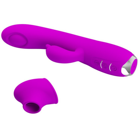 Vibromasseur à succion REGINA Pretty Love 12 x 3.5cm Violet