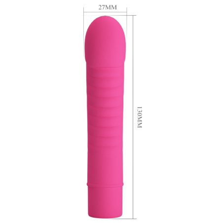 Vibromasseur MICK Pretty Love 10  x 2.7 cm Fuschia