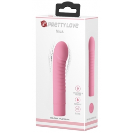 Vibromasseur MICK Pretty Love 10 x 2.7 cm Rose 2