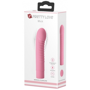 Vibromasseur MICK Pretty Love 10 x 2.7 cm Rose